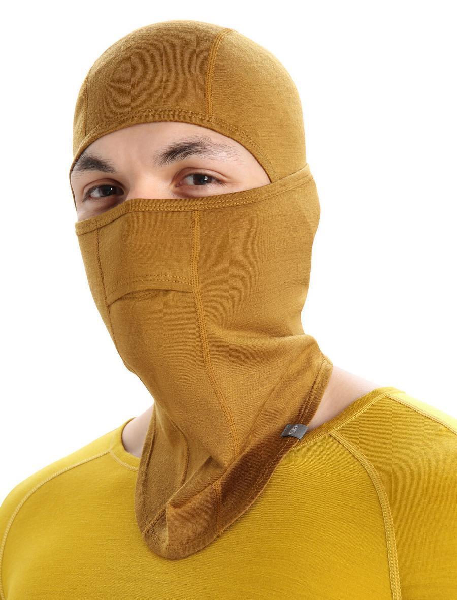 Icebreaker Unisex Merino Oasis Balaclava Férfi Fejpánt Barna | HU 1082MQZA